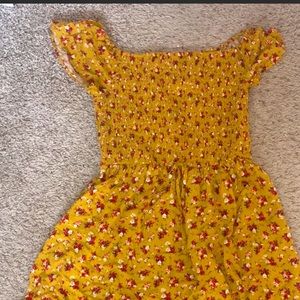 Off the shoulder floral dress